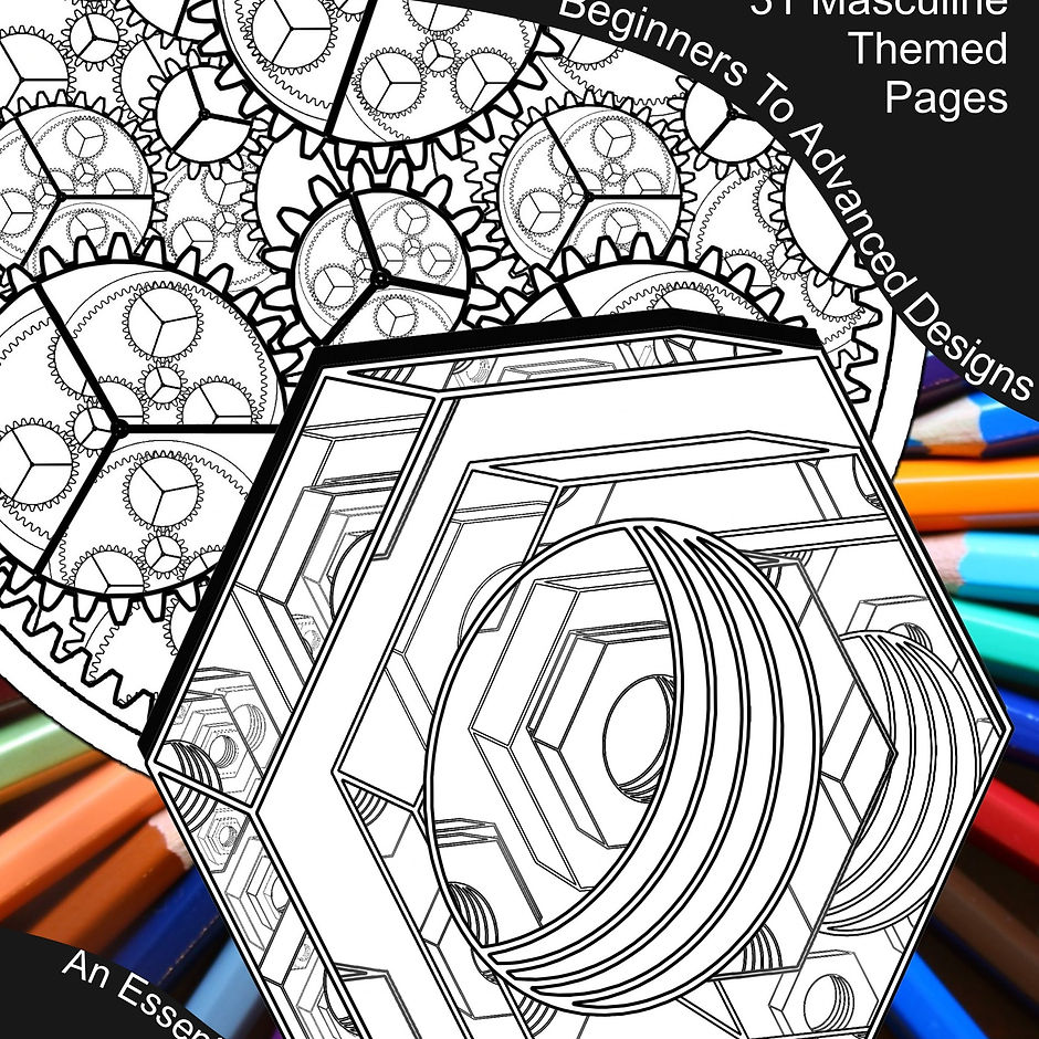 Coloring Book For Men