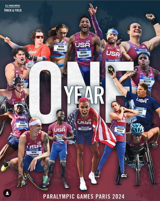 One year till Paris Paralympics 2024 paralympic athletes