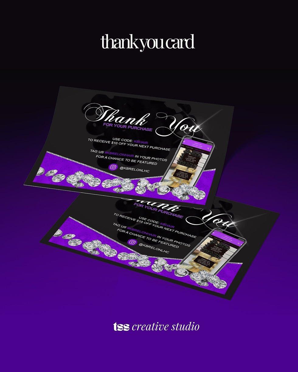 Thumbnail: Thank You/Product Instruction Cards