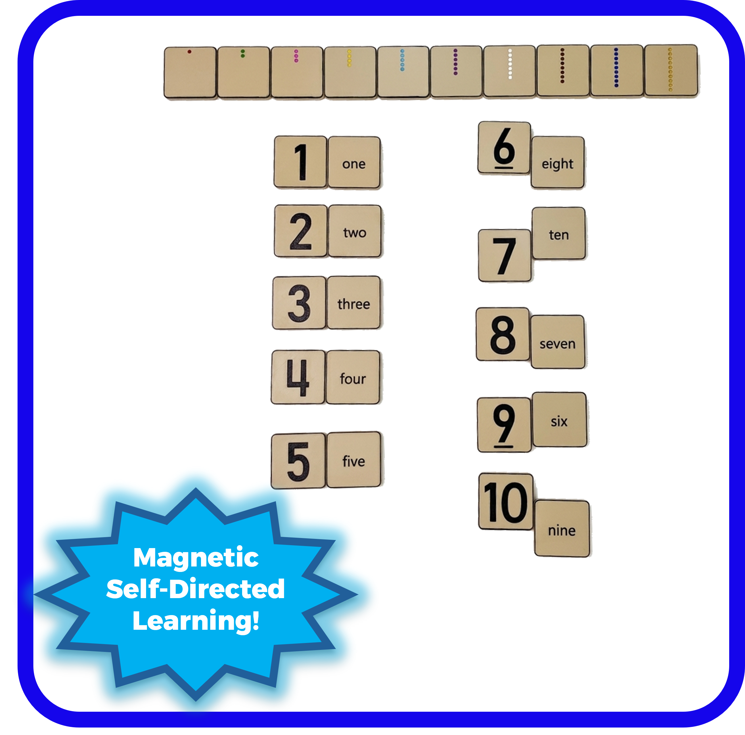 Teaching Tiles - Learn Your Numbers! (Montessori Edition)