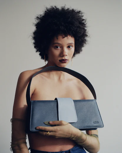 Leather Goods Designer Sade Mims , edas, luxury handbags, black fashion designer