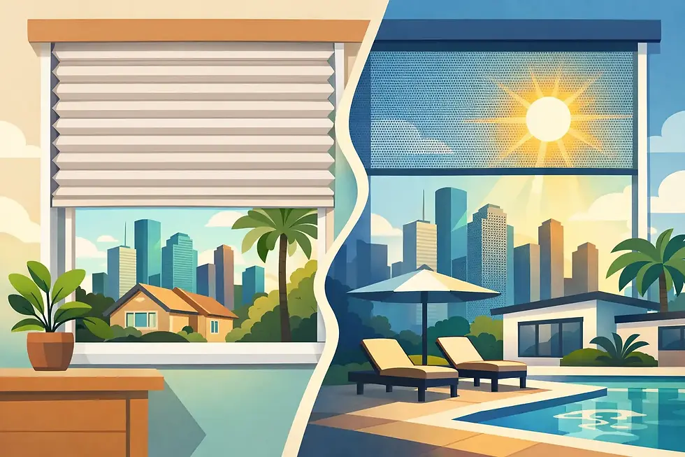 Cellular Shades vs Solar Shades for Houston Homes