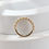 Thumbnail: Oval diamond : Half eternity Band