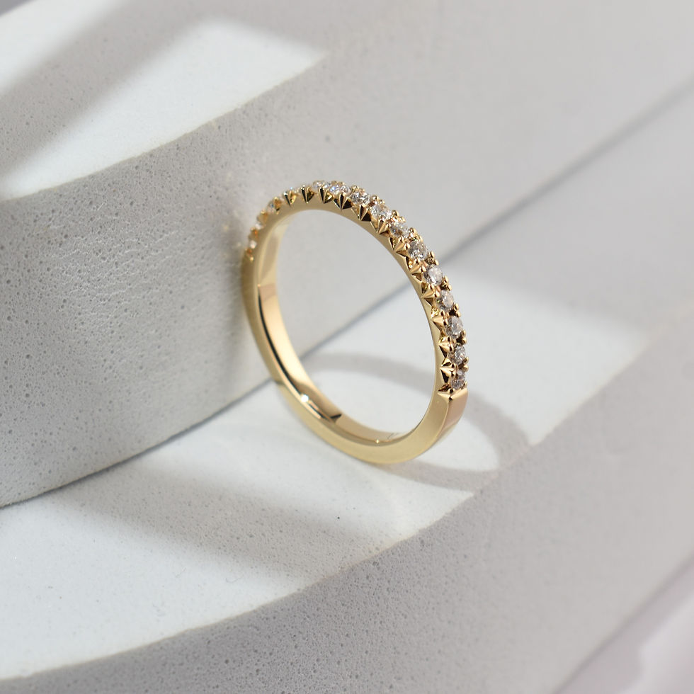 Thumbnail: 2.3mm French pave setting diamond band