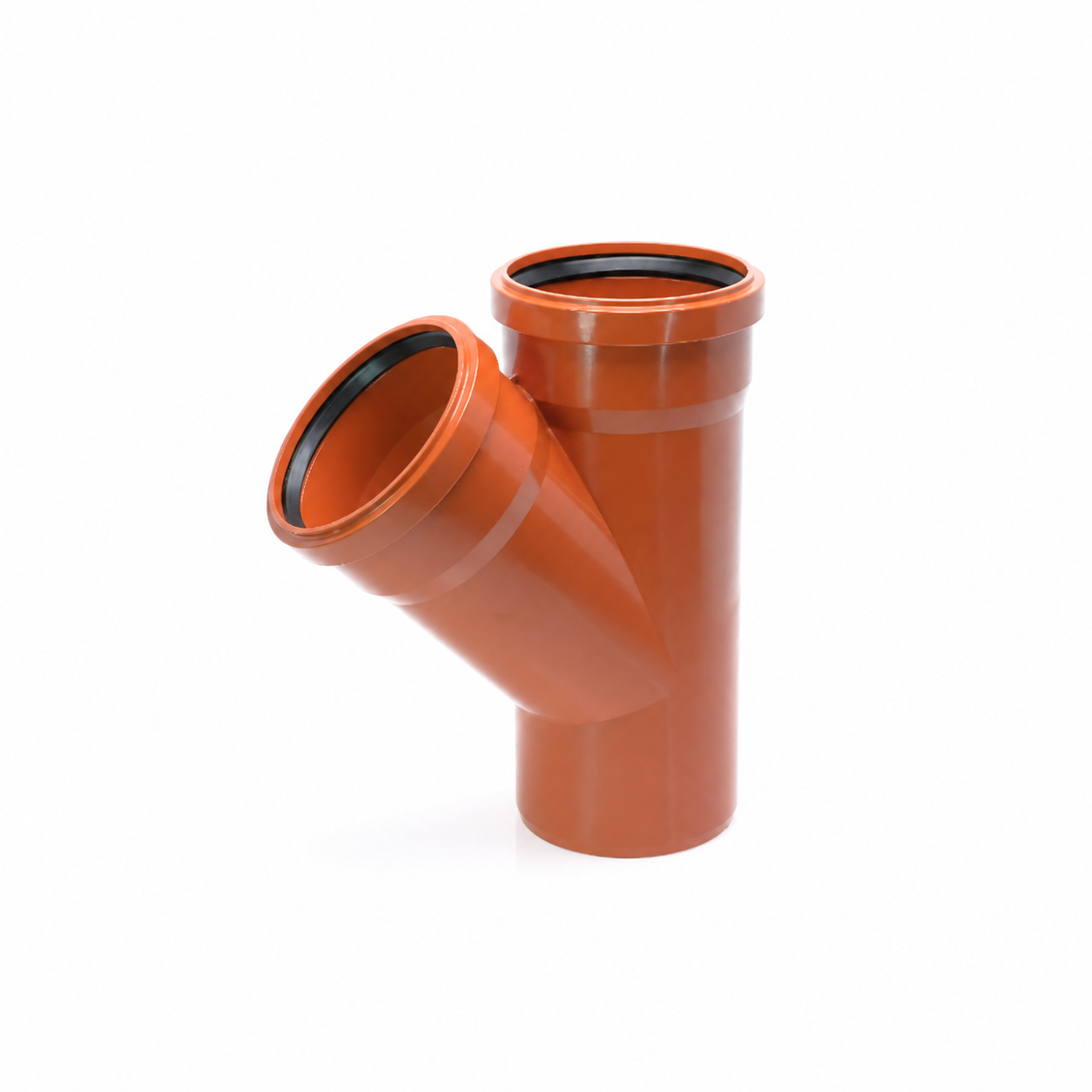Եռաբաշխիչ Ostendorf KGEA DN 110/110–160/160, 45° PVC արտաքին կոյուղու