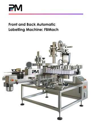 Front and Back Automatic Labelling Machine: FBMach