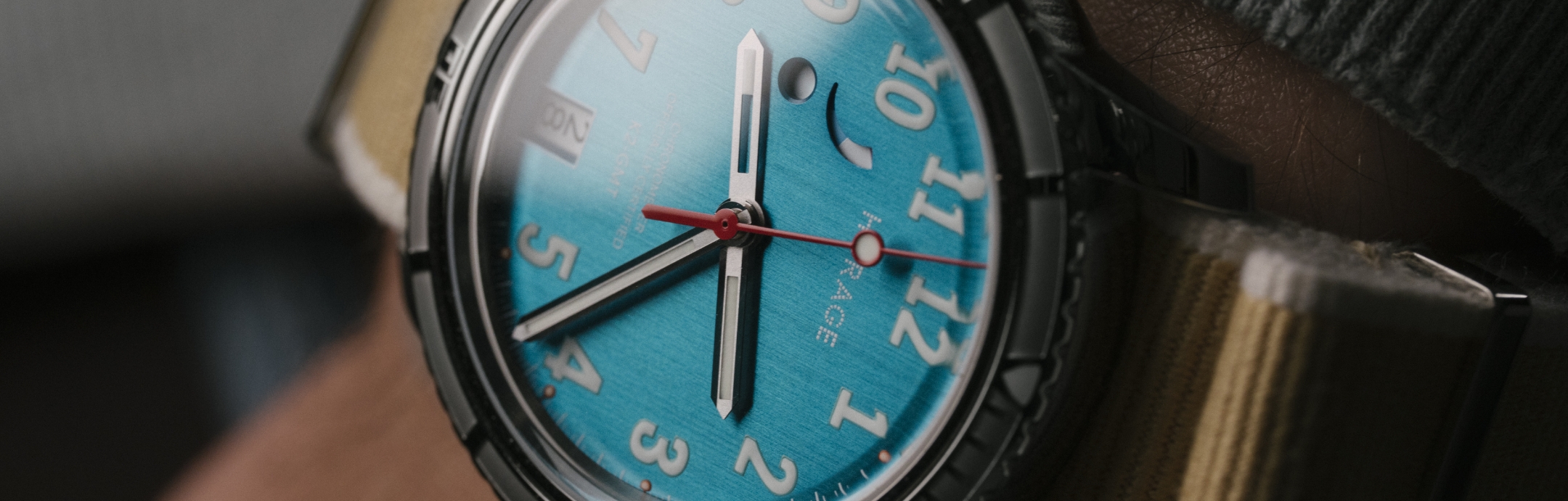Horage Molokini K2 GMT Diver: Ocean dial on the wrist