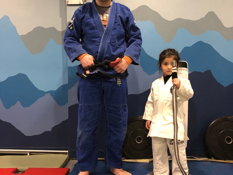 Congratulations to Leah Valentina Briceno for her second Stripes on her grey white