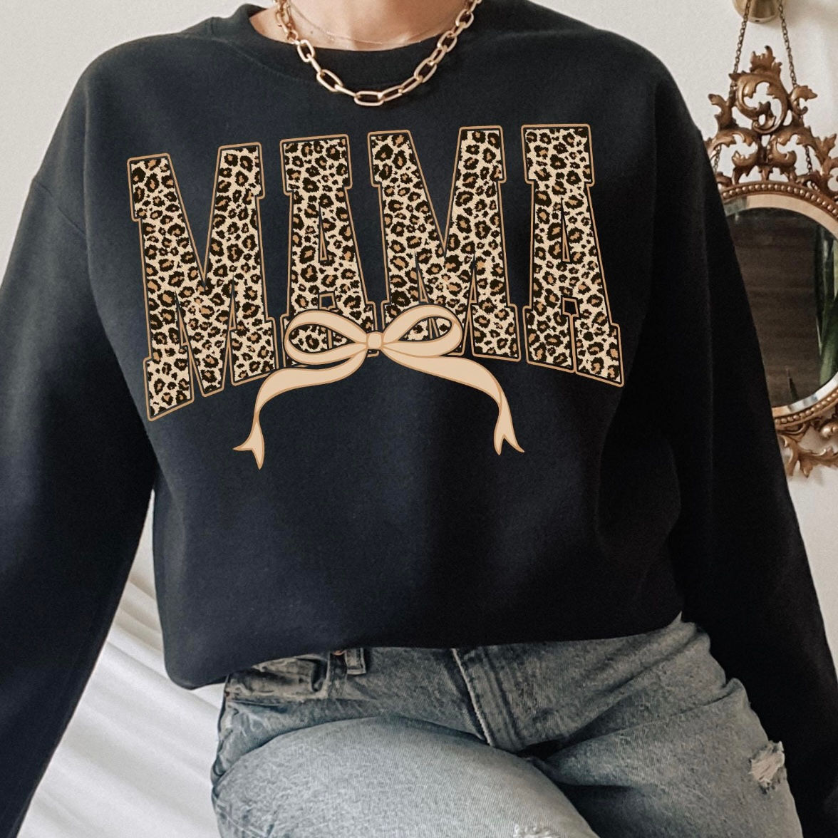 Mama Leopard Sweatshirt