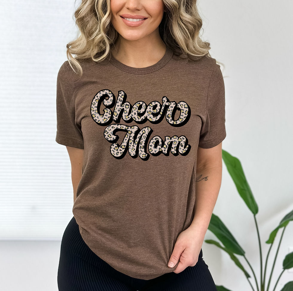 Leopard Cheer Mom