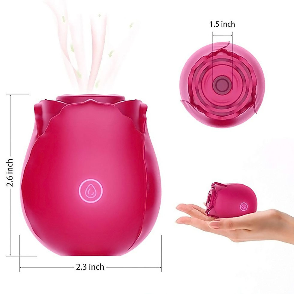Thumbnail: #KS2020BG Mini Glow Blue Rose Clitoris