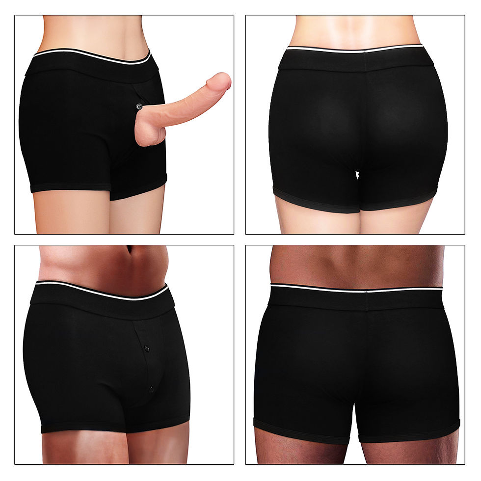 Thumbnail: #K7SM Shorty Strap On 28~32 inch waist