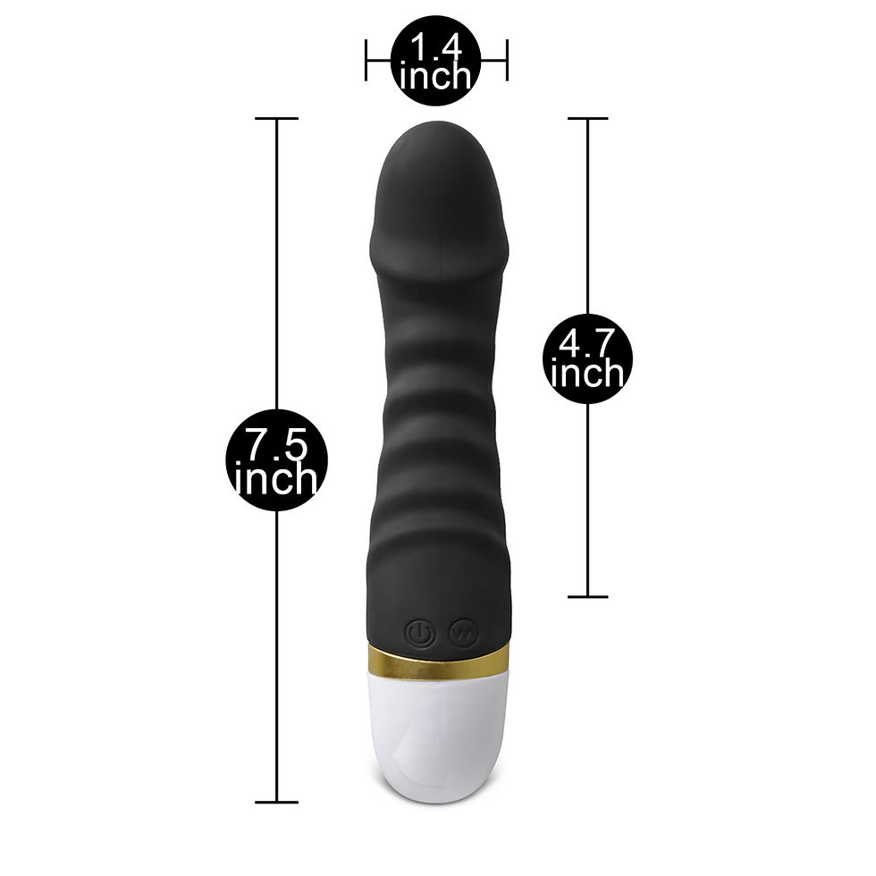 Thumbnail: #KV2005B Black Pooh Bear Vibrator