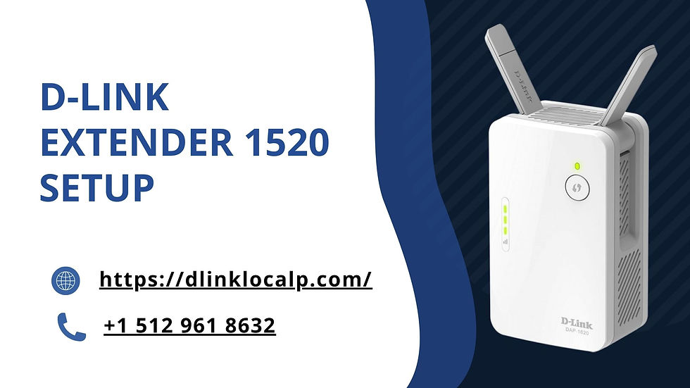 Dlink Extender 1520 Setup