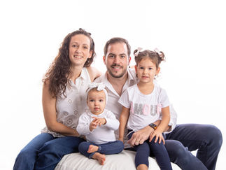 photo de famille en studio