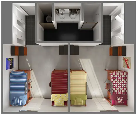 The Commons Interior Room Layout