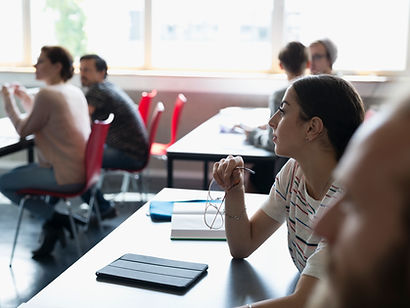 College Students in Classroom