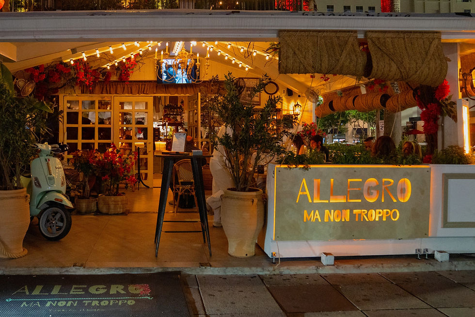 Allegro Ma Non Troppo: Brickell’s Most Charming Italian Escape