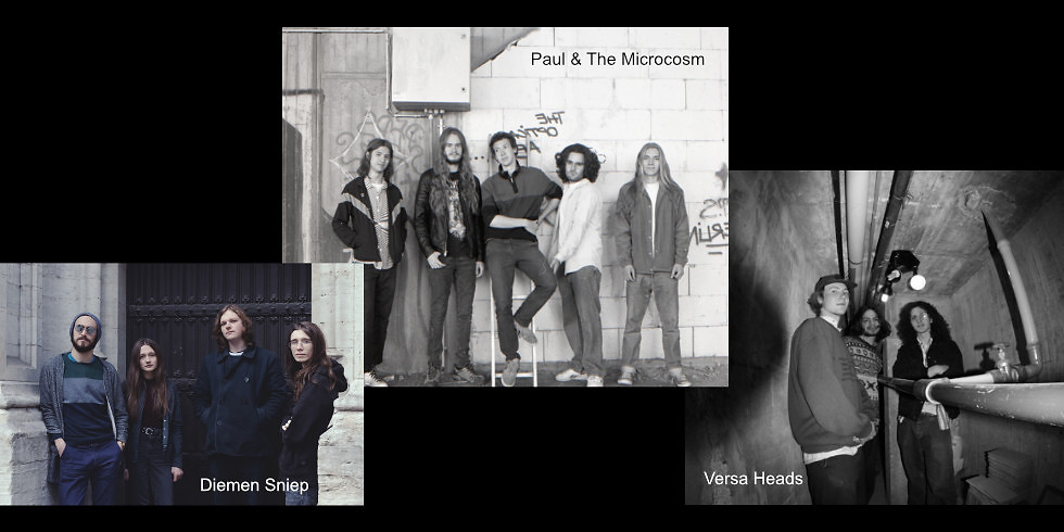 Paul & The Microcosm / Diemen Sniep / Versa Heads