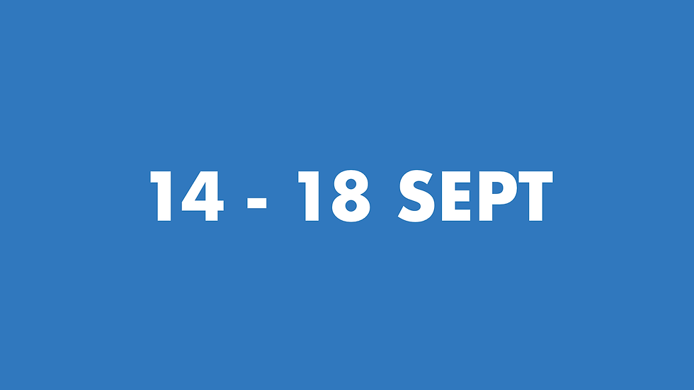 TY Newsletter 14th - 18th September