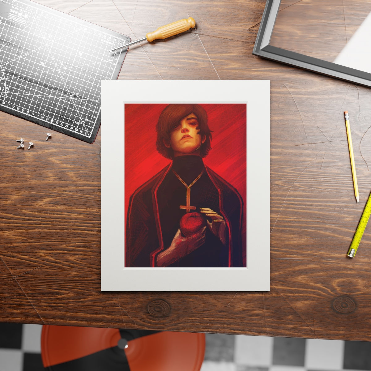 Fine Art Print (Paper Frame) ('Not Light' Design)