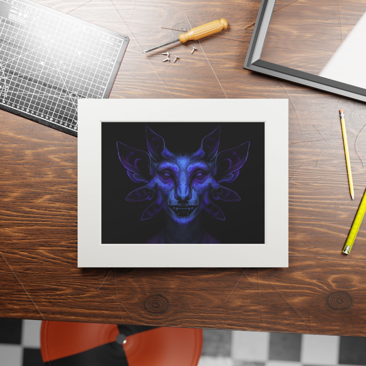 Fine Art Print (Paper Frame) ('Underdark' Design)