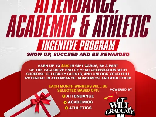 I WILL GRADUATE Youth Development Program Introduces Attendance, Academic & Athletic Incentive Program