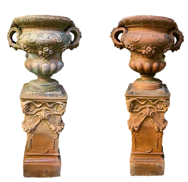 Terracotta pots and garden ornaments