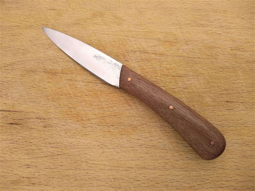 Teak Long Paring Knife