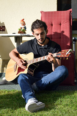 Guitar Playing On A Summer's Day