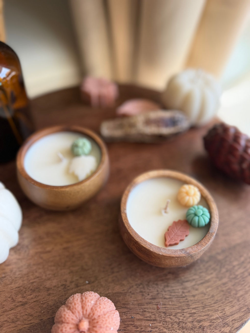 Thumbnail: Mini Tea Lights Wooden Candle 