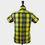 Thumbnail: Yellow Blue Madras Check Short Sleeves Shirt 5401