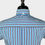 Thumbnail: Royal White & Navy Stripes Short Sleeves Shirt 5371