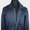 Thumbnail: Navy Zip & Stud Mac Coat 9016