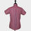 Thumbnail: Red Navy Candy Stripes Short Sleeves Shirt 5370