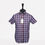 Thumbnail: Navy Blue Red Check Short Sleeves Shirt 5235