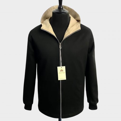 Thumbnail: Beige/Black Reversible James Jacket 8082