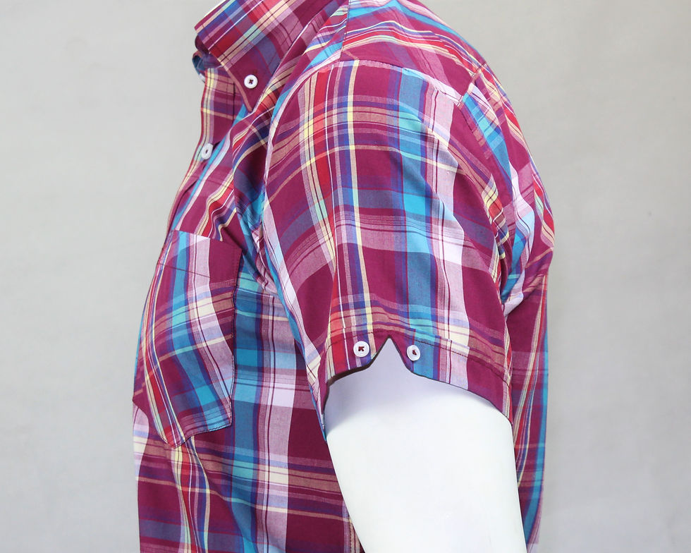 Thumbnail: Purple Check Short Sleeves 5113