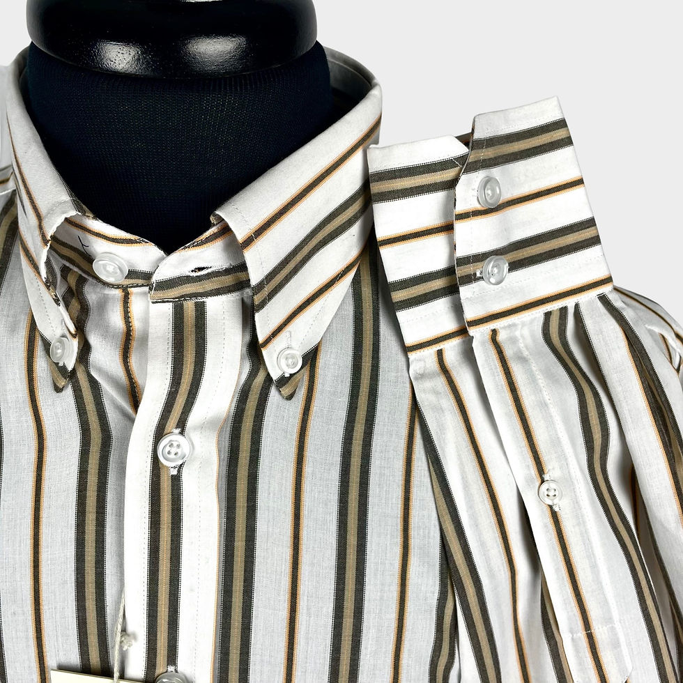 Thumbnail: Off White Rusted Stripe Long Sleeve Shirt 5362