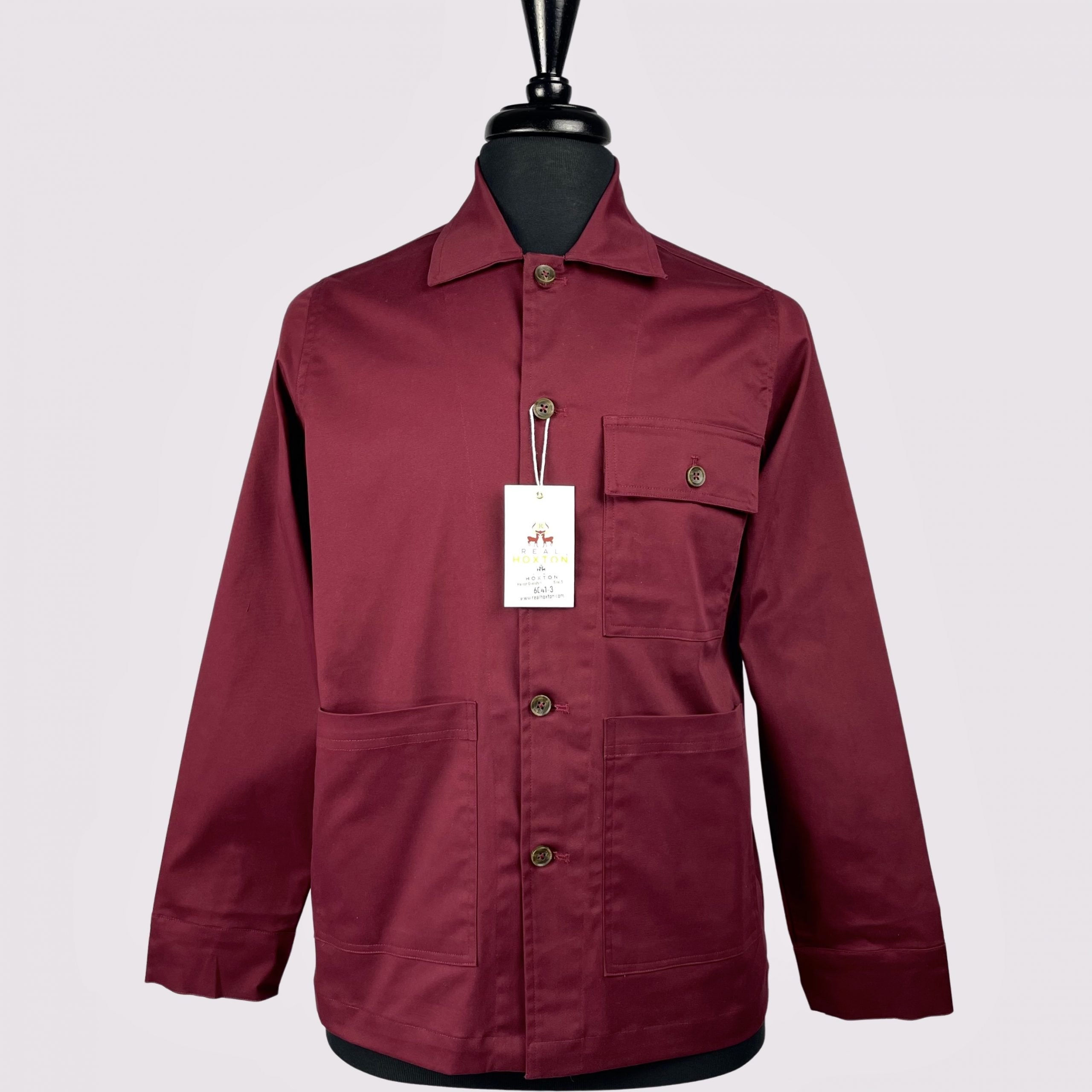 Maroon Overshirt 6041-3