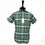 Thumbnail: Green White Big Check Short Sleeves Shirt 5259