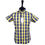 Thumbnail: Blue Yellow Maroon Check Short Sleeves Shirt 5321
