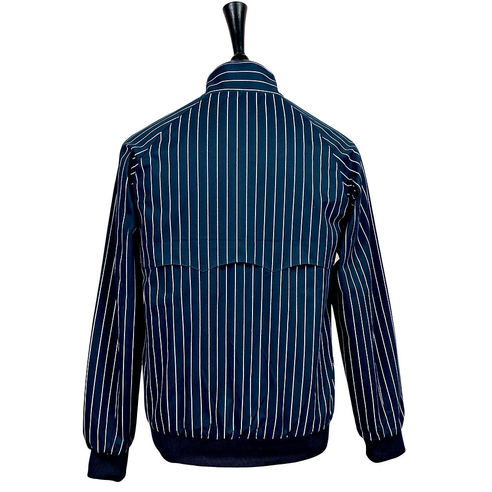Thumbnail: Navy Vintage Stripes Harrington 939