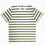 Thumbnail: Olive/White Breton Short Sleeve Crew Neck 1022