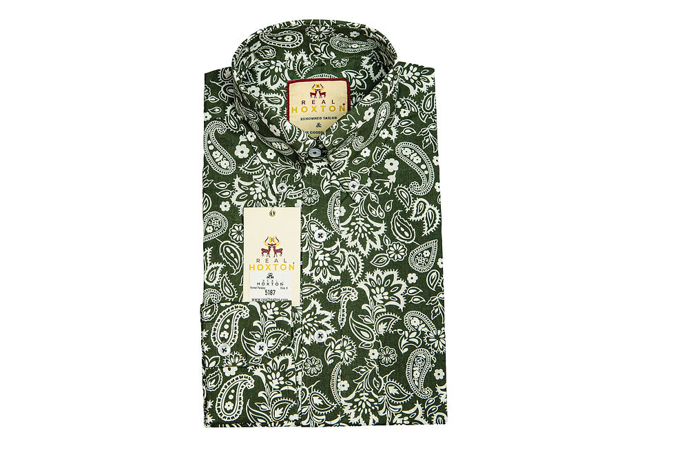 Forest Paisley Long Sleeves Shirt 5187