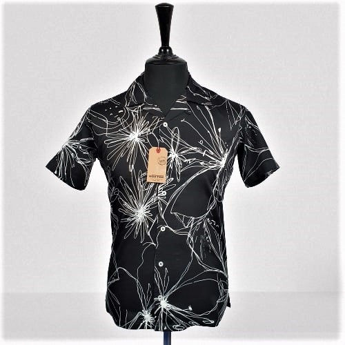 Thumbnail: Random Black Hawaiian Short Sleeves Shirt