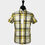 Thumbnail: Lemon Navy Madras Check Short Sleeves Shirt 5388