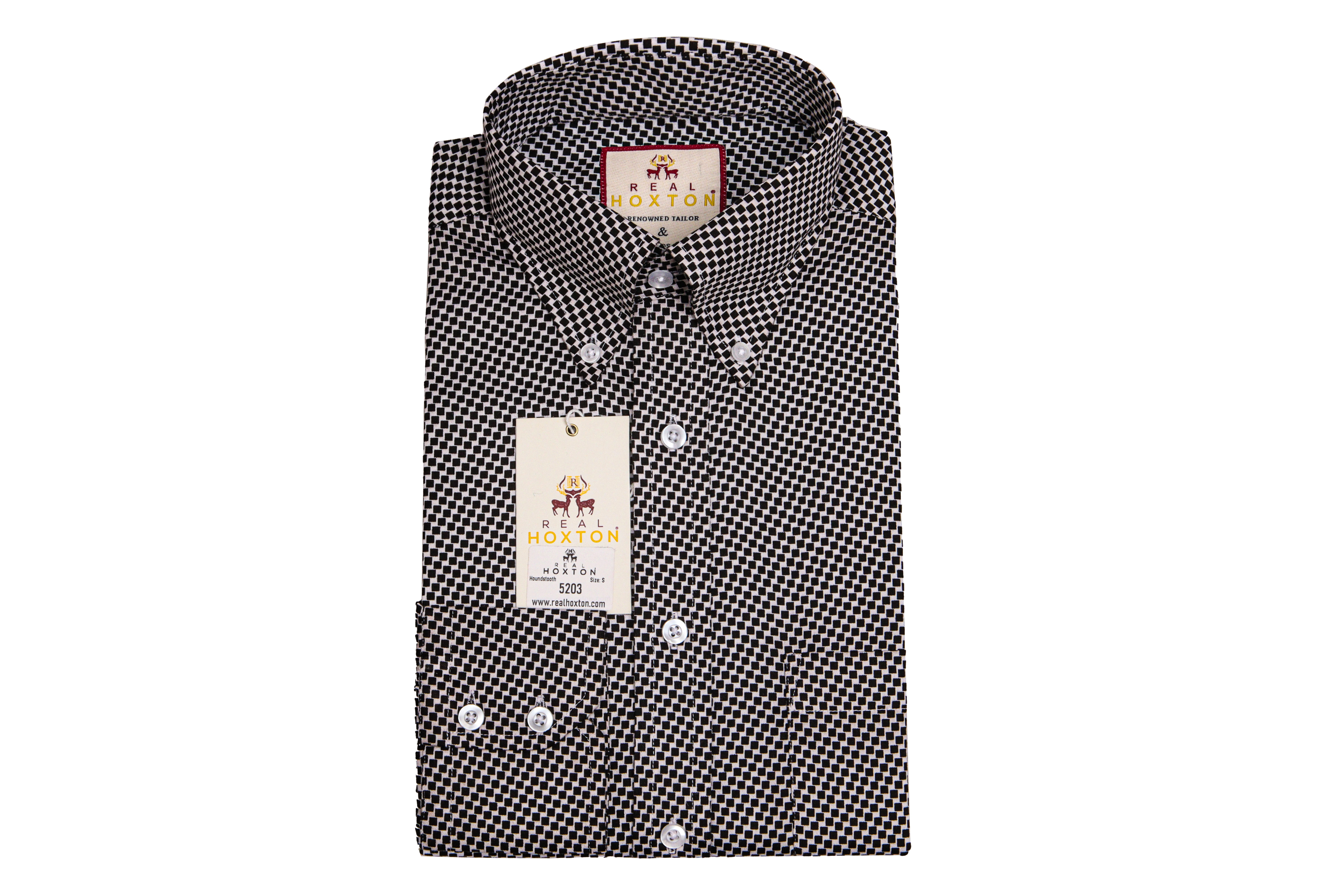 Houndstooth Long Sleeves Shirt 5203