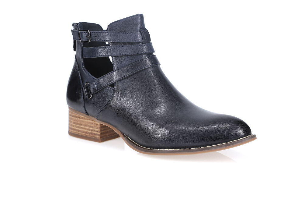 Leather Lab - Isabella Cut Out Ankle Boot