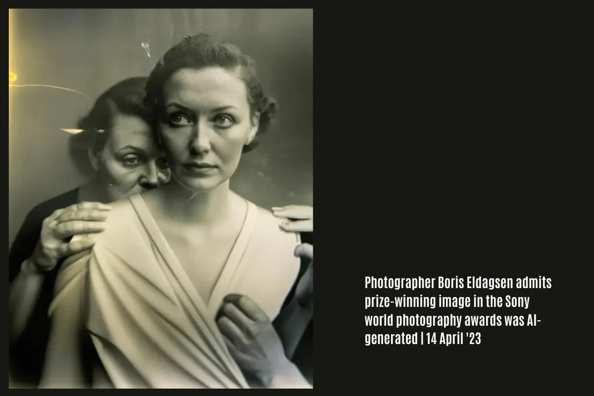 Award winning AI photograph at the Sony World Awards